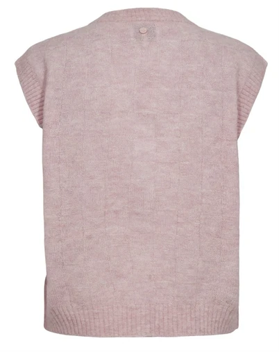 Nümph - NURiette Check Vest - Pink Lady